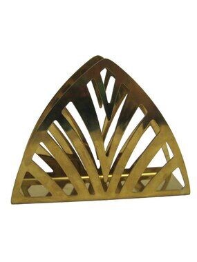 Ikea Napkin Holder Brass w/patina Ikea of Sweden Mid Century Art Deco